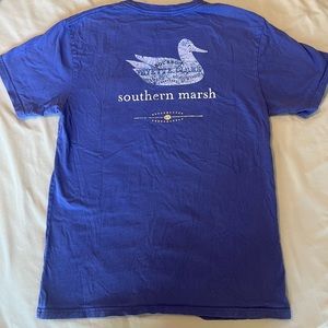 Mens Southern Marsh Graphic Tee purple large
